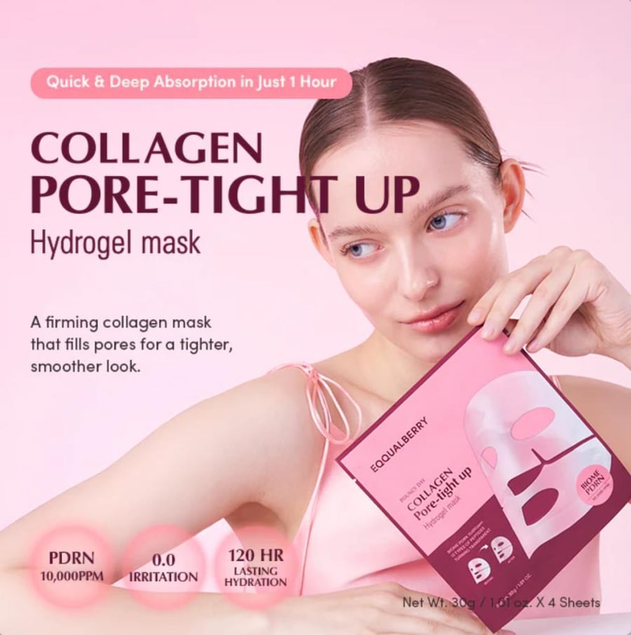 Equual Berry Mask Hydrogel Collagen Boost Up 30 g