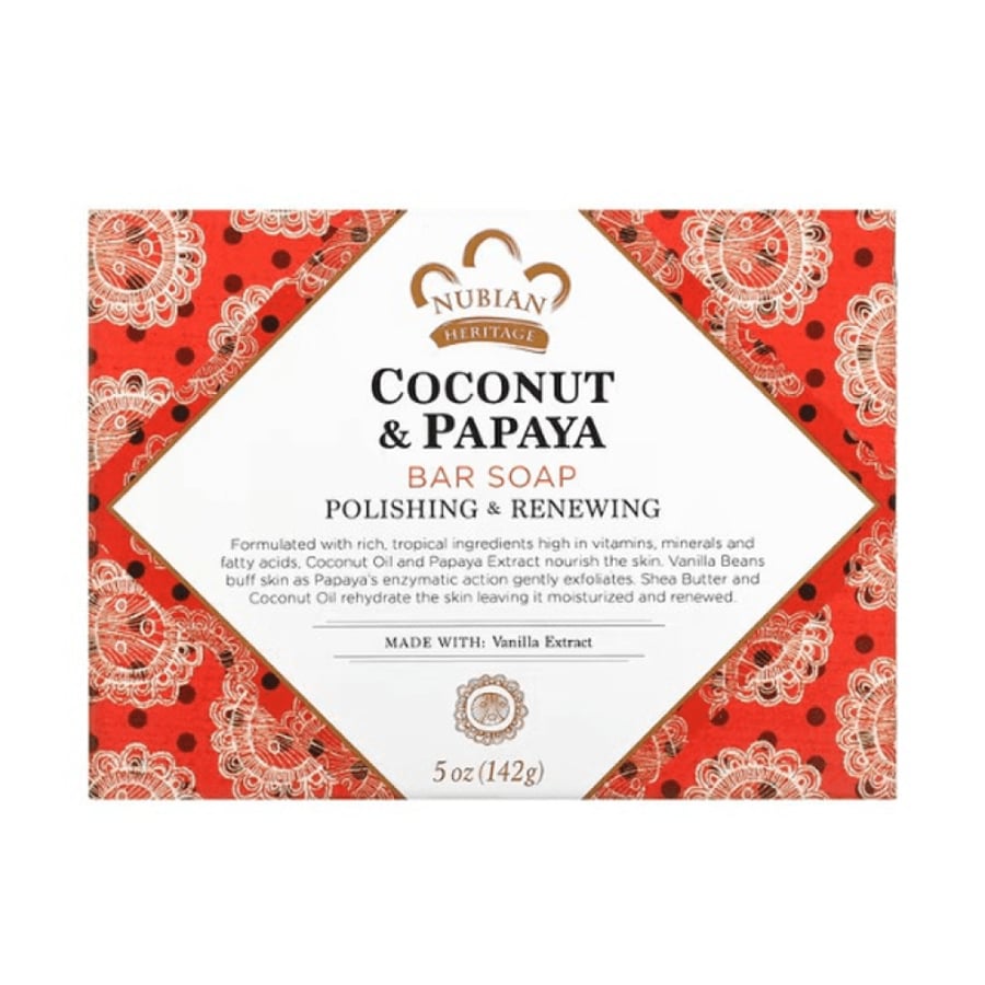 Nubian Heritage Soap 141g Coconut and Papaya