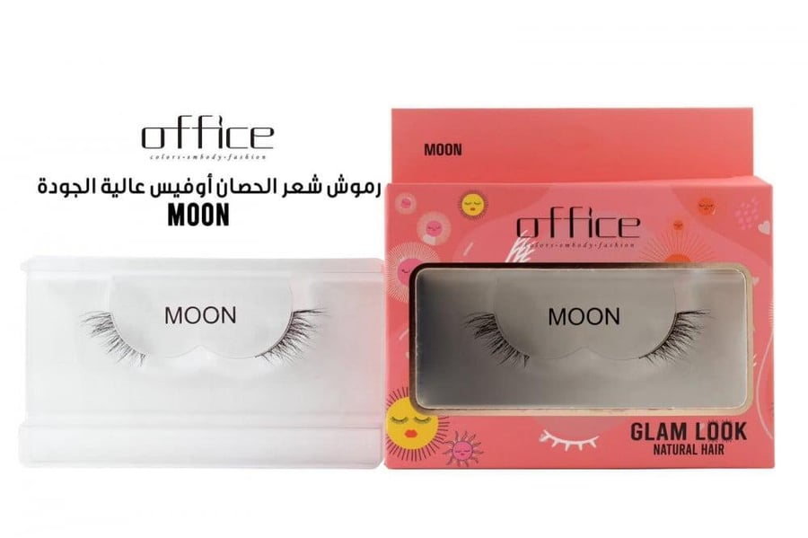 اوفيس رموش شعر طبيعي زوج واحد مون 106