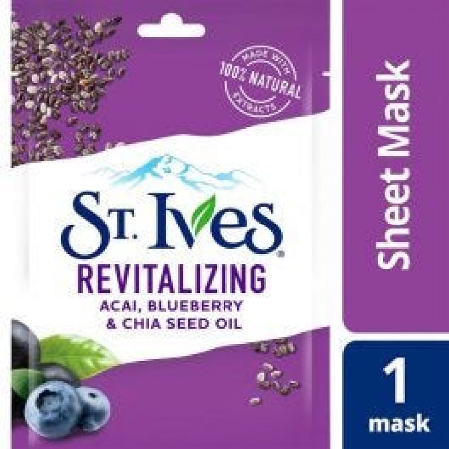 Saint Ives paper mask seeds of the chia