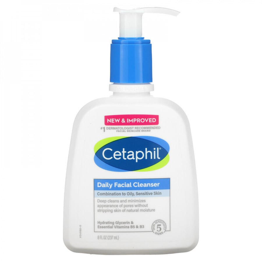 Cetaphil daily facial cleanser for oily and combination skin 237 ml