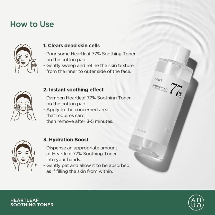 Anwahart Lift Toner 77% soothing for sensitive skin 250 ml