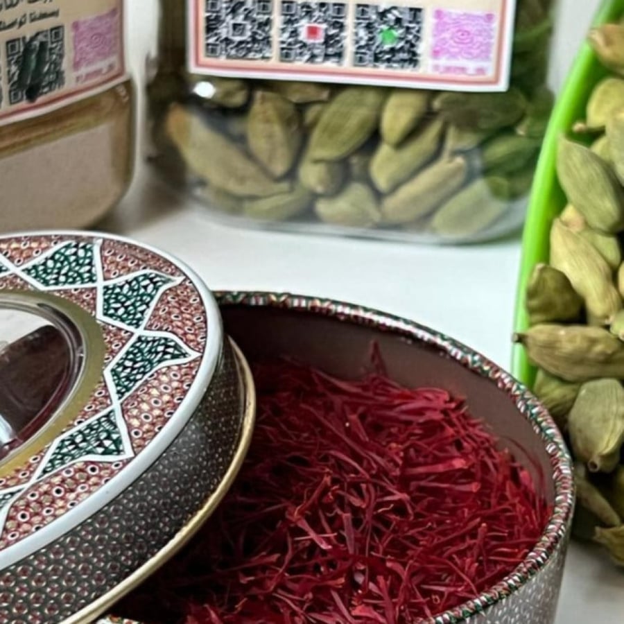زعفران نقي افغاني درجة اولى نكهة قهوة طعم افضل مشروب  ملون طعام طبيعي