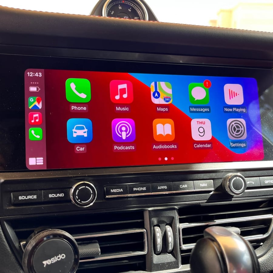 برمجة كاربلاي شاشة كاملة بورش Porsche Carplay Full Screen