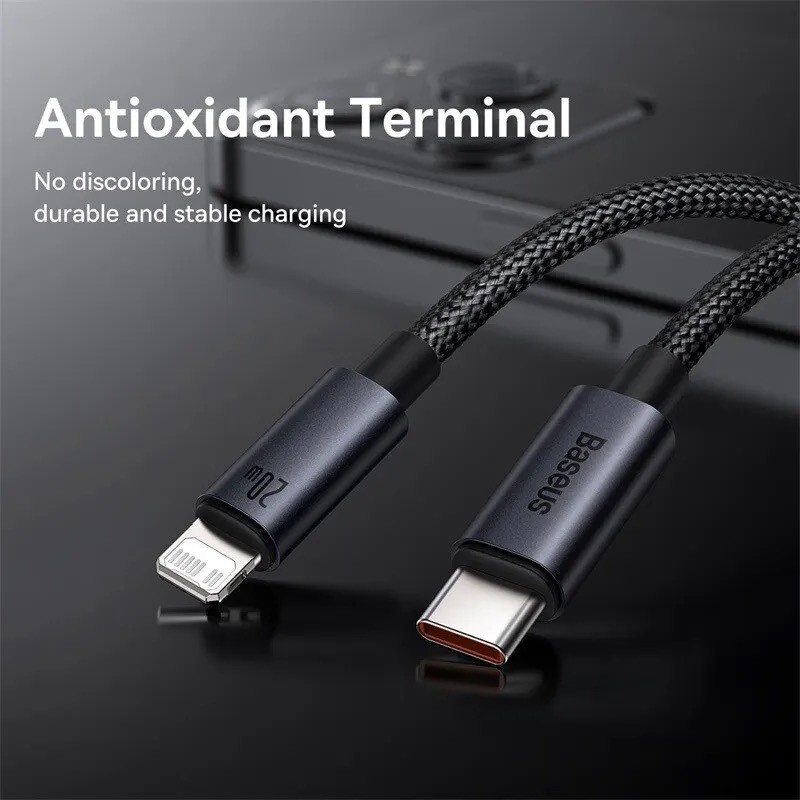 كابل بيسيس  20W PD USB C لجهاز iPhone