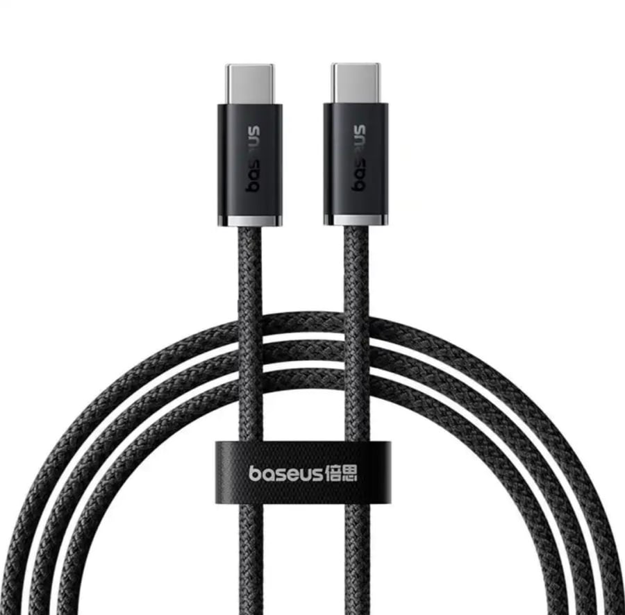 ‏بيسيس 100 واط نوع C إلى USB C كابل آيفون 15 PD شحن سريع شاحن الحبل لماك بوك باد سامسونج شاومي 5A سريع USB C سلك