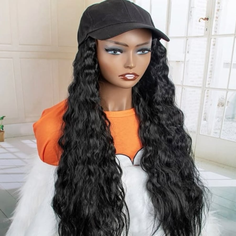 Artificial wig with cap
