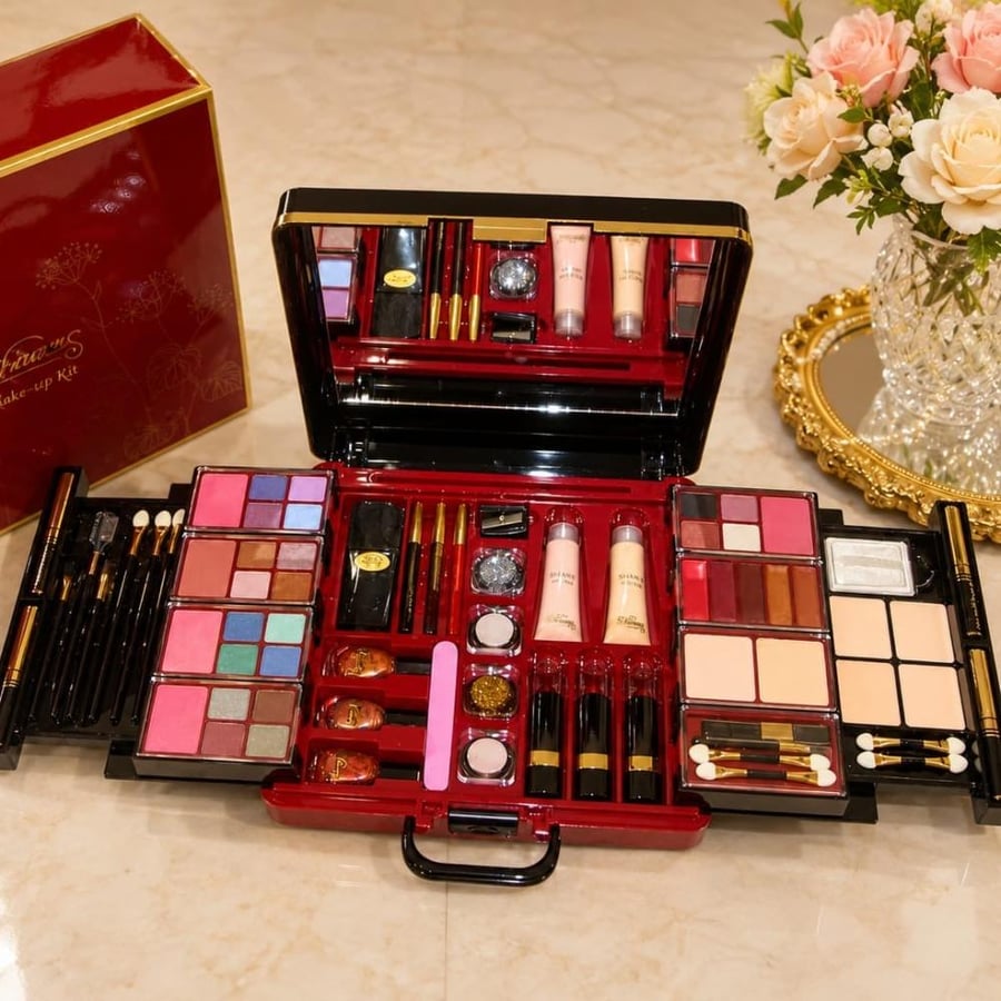طقم مكياج shams  RED 3012