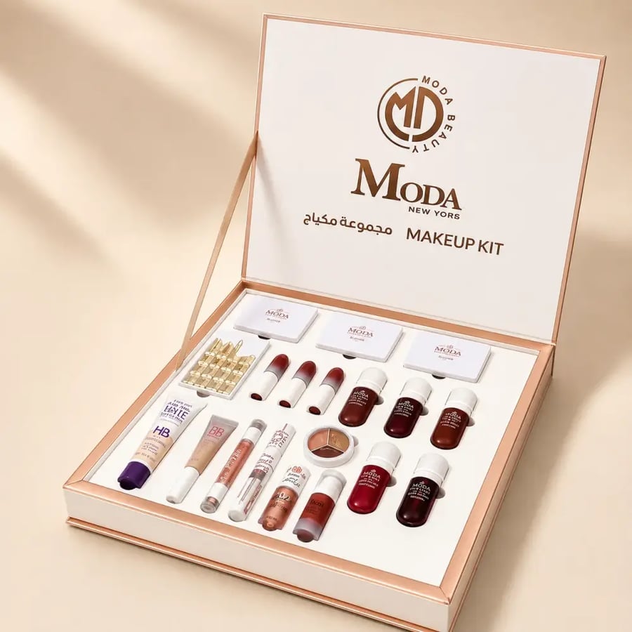 بوكس مكياج وايت قولد مودا White Gold Moda Beauty متكامل