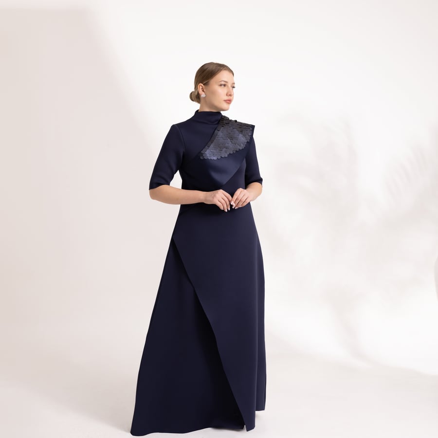 NAVY MAXI DRESS