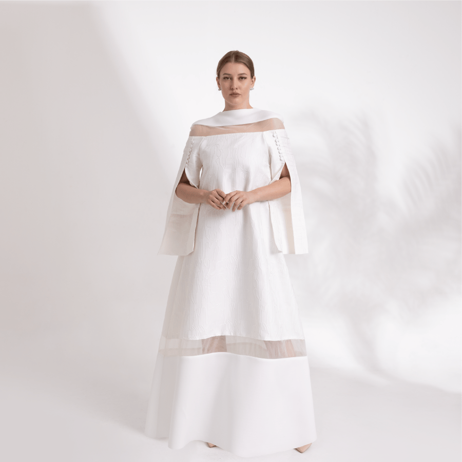WHITE MAXI DRESS