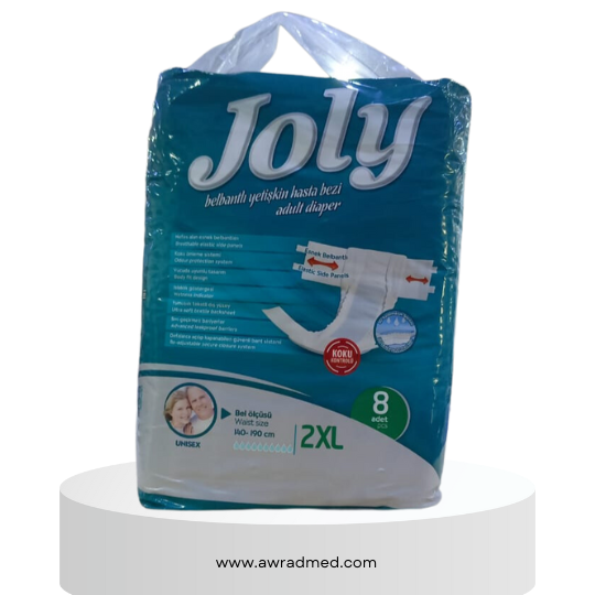 حفائض كبار السن جولي 8ق XXL (كرتون) 6 حبة