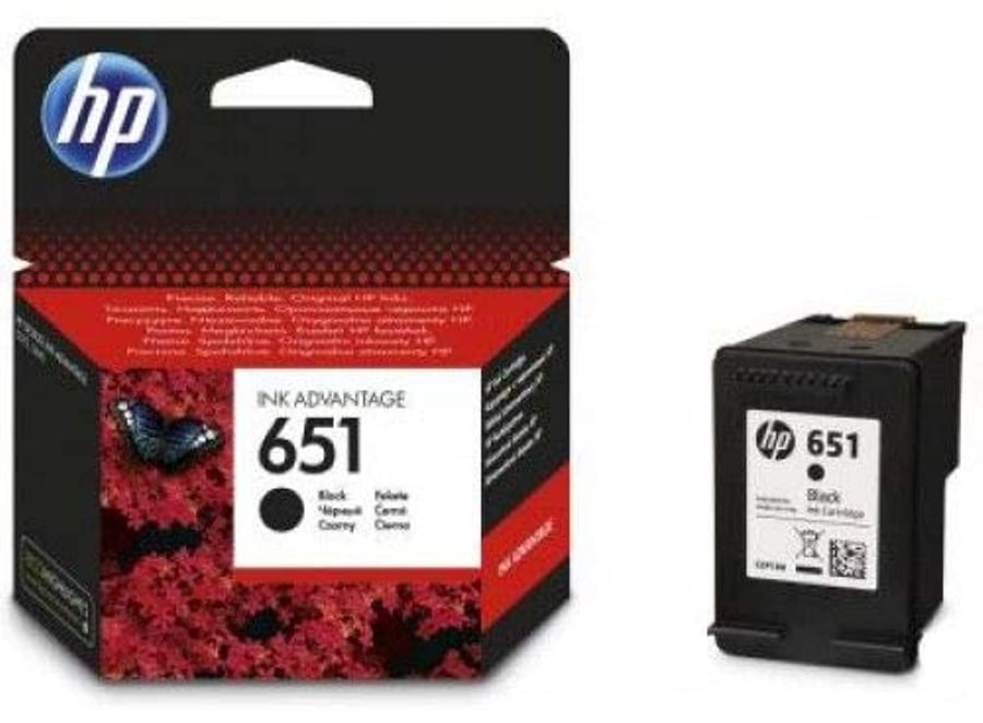 حبر طابعة HP 651 أسود
