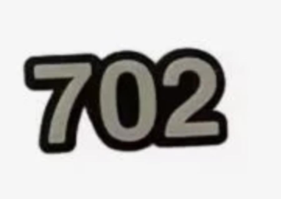 ستيكر معدني 702