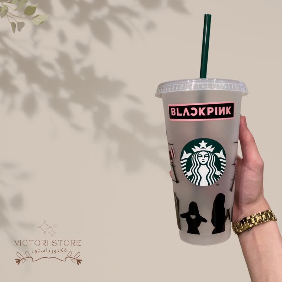 كوب فرقة بلاك بنك - blackpink cup