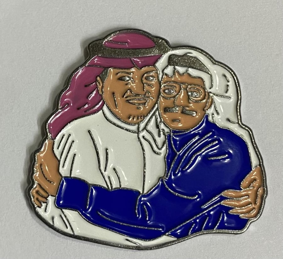 ستيكر معدني محمد عبده و طلال مداح