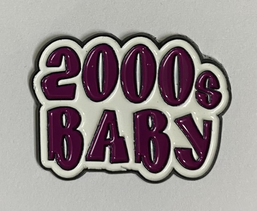 ستيكر معدني 2000s baby