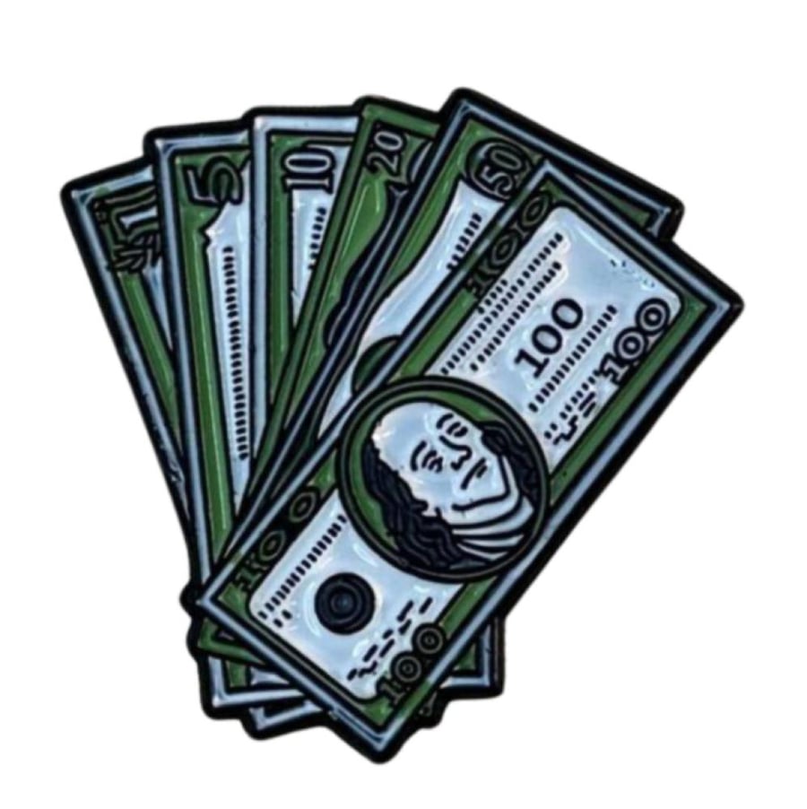 ستيكر معدني دولارات