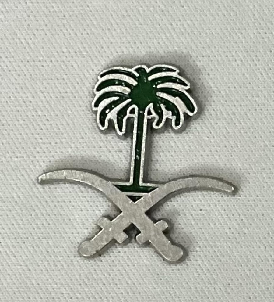 ستيكر معدني سيفين ونخلة