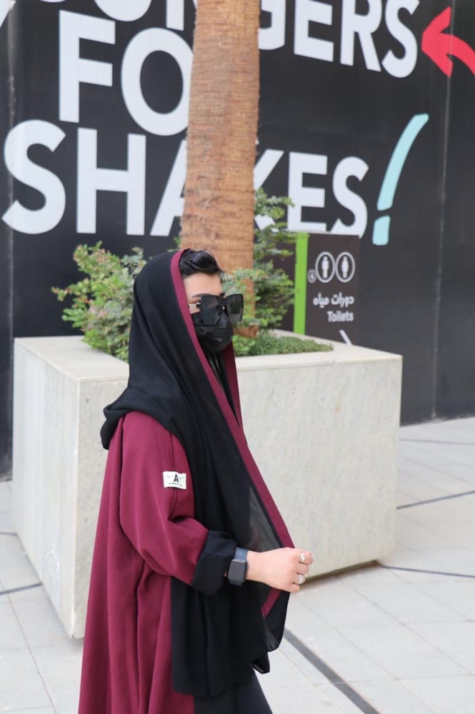 Double face abaya 00 + headscarf