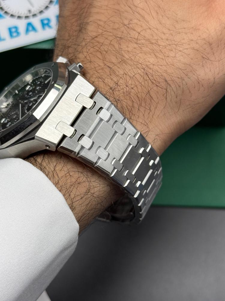 ساعة أوديمار AP رويال اوك كرونوقراف أخضر مقاس 41