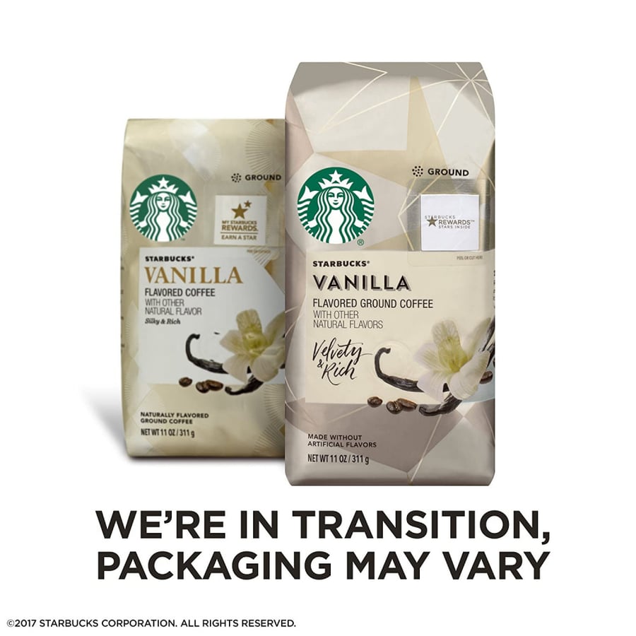 قهوة Starbucks بنكهة الفانيلا