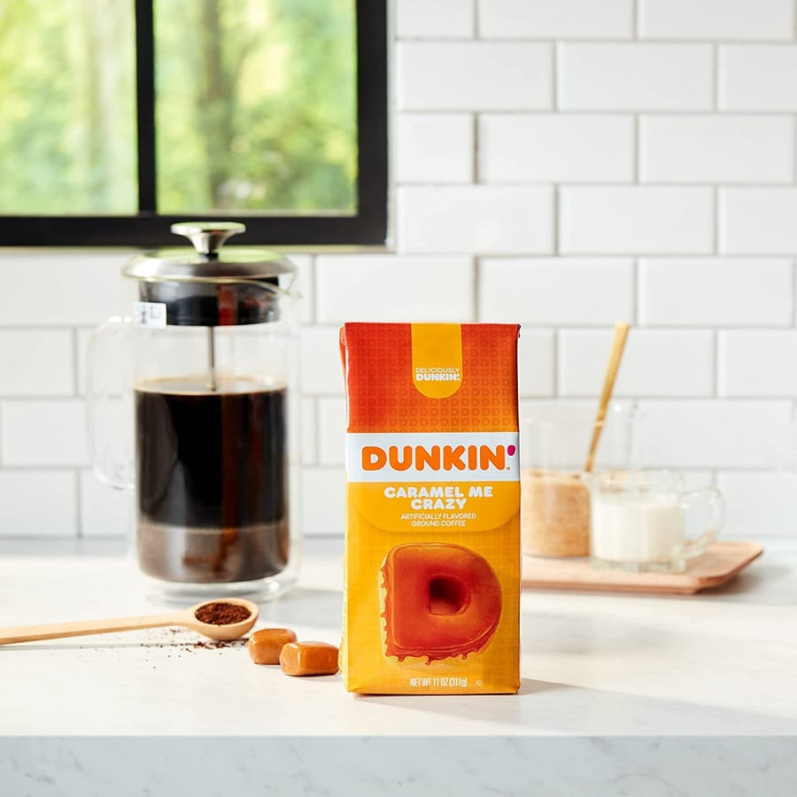 قهوة Dunkin بنكهة كعكة الكراميل