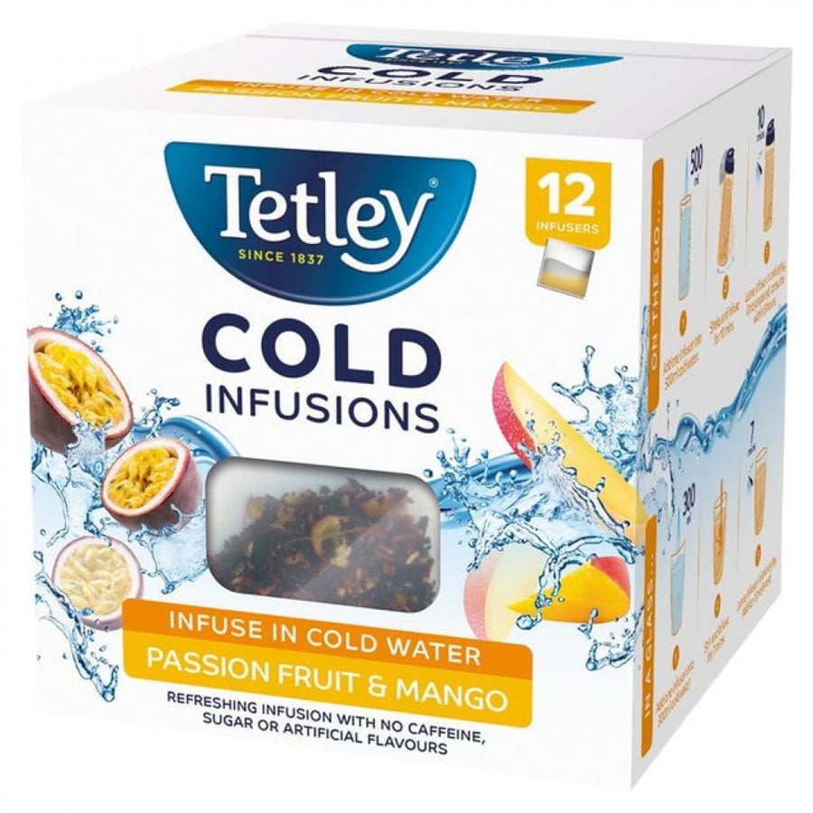 منقوع الماء البارد Tetley الباشن فروت والمانجو