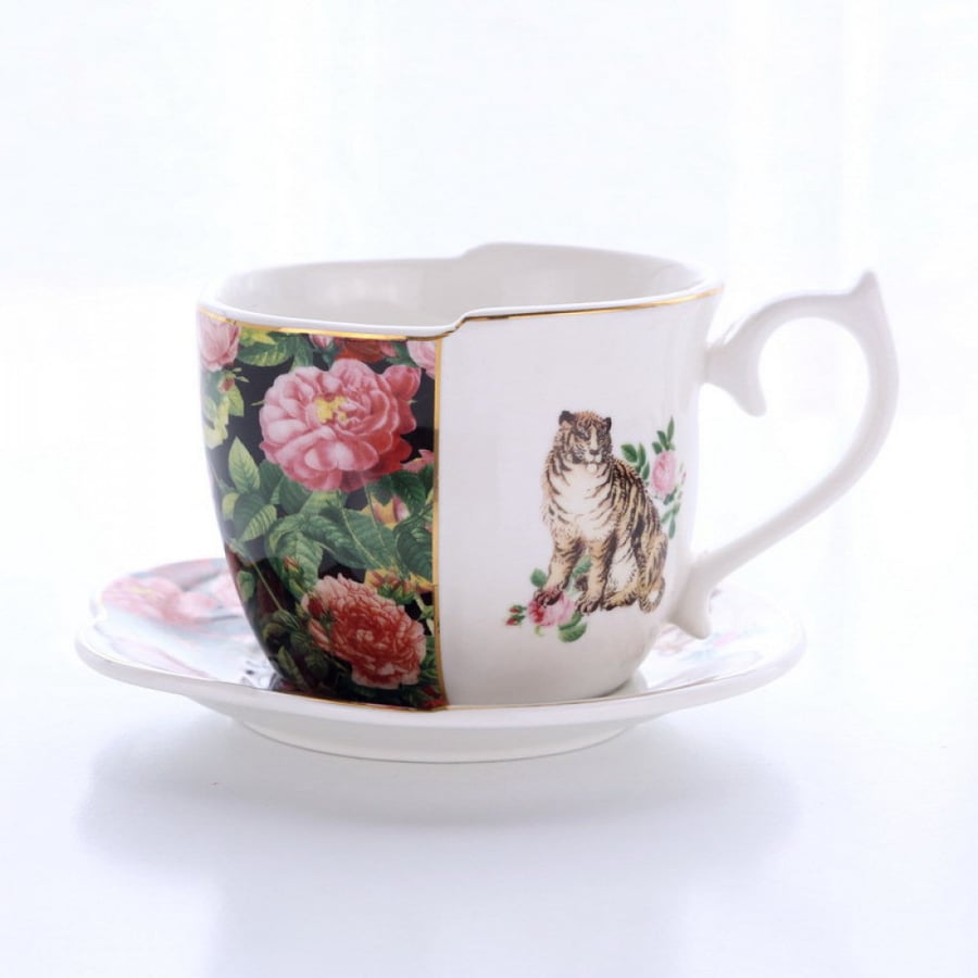 كوب شاي إنجليزي Rose Tiger