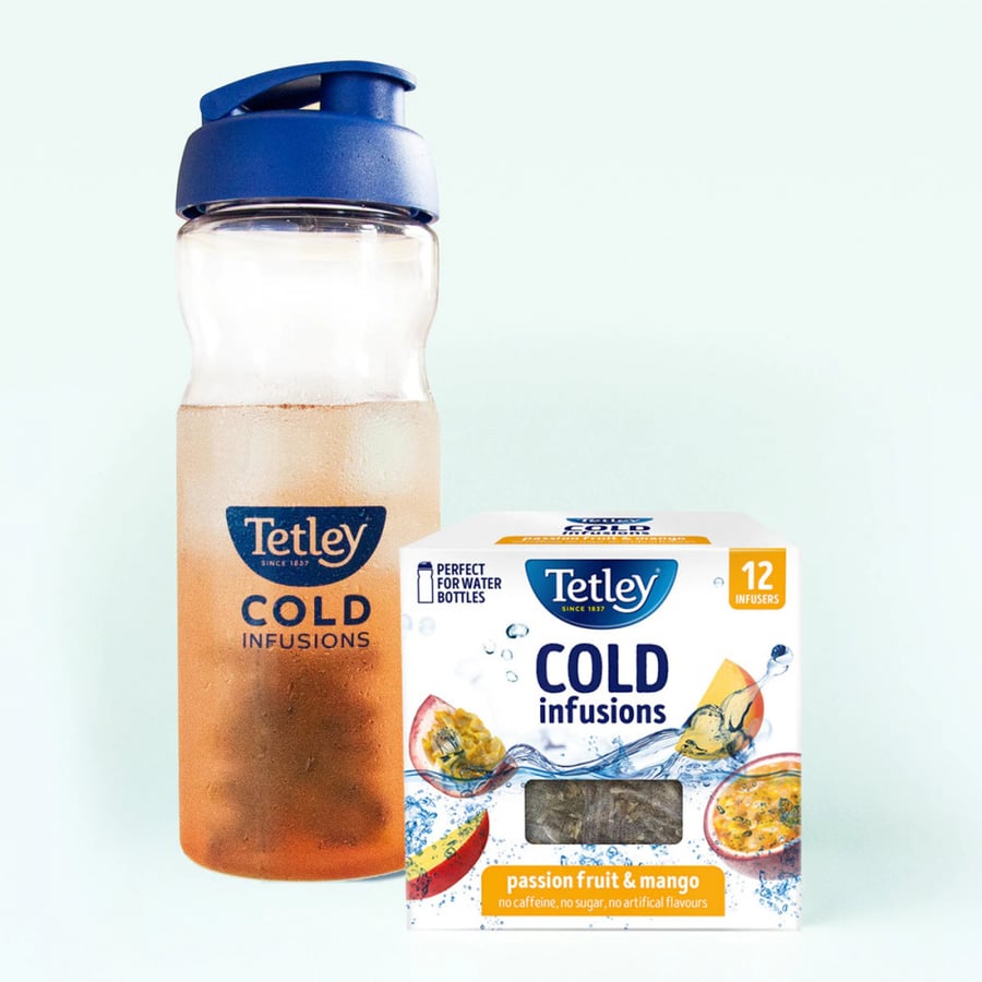منقوع الماء البارد Tetley الباشن فروت والمانجو