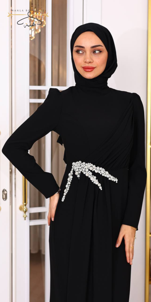 فستان سهرة - أسود
