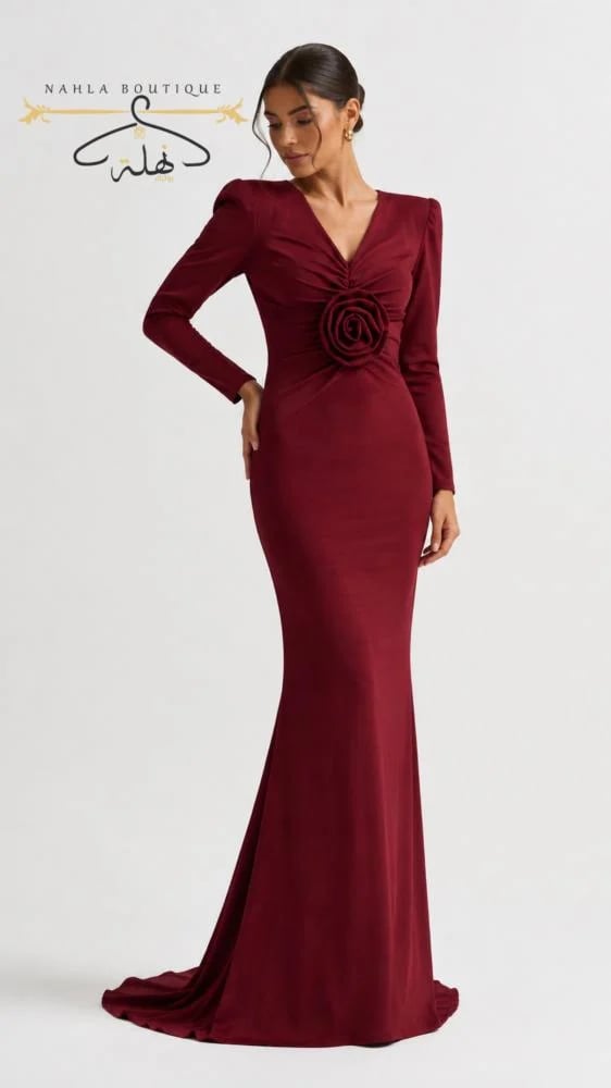 Evening dress - Burgundy
