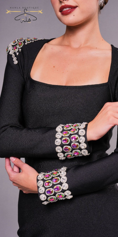فستان سهرة - أسود
