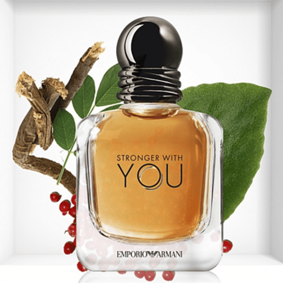 عطر سترونجر ويذ يو من امبيرو ارماني للرجال - او دي تواليت 100مل Emporio Armani Stronger With You For Men - Eau De Toilette