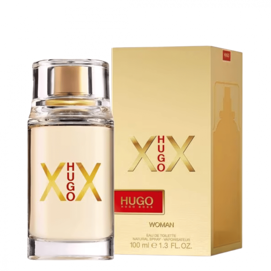 عطر هوغو بوس اكس اكس الذهبي النسائي تواليت 100مل Hugo Boss Hugo XX For Women - Eau de Toilette 100ml