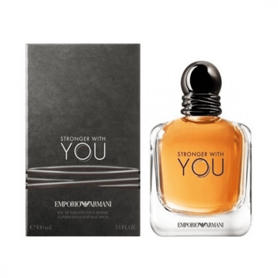 عطر سترونجر ويذ يو من امبيرو ارماني للرجال - او دي تواليت 100مل Emporio Armani Stronger With You For Men - Eau De Toilette
