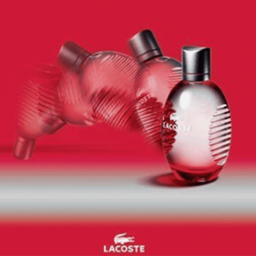 عطر بور هوم ريد من لاكوست للرجال - او دي تواليت 125مل Lacoste Pour Homme Red For Men - Eau de Toilette 125ml