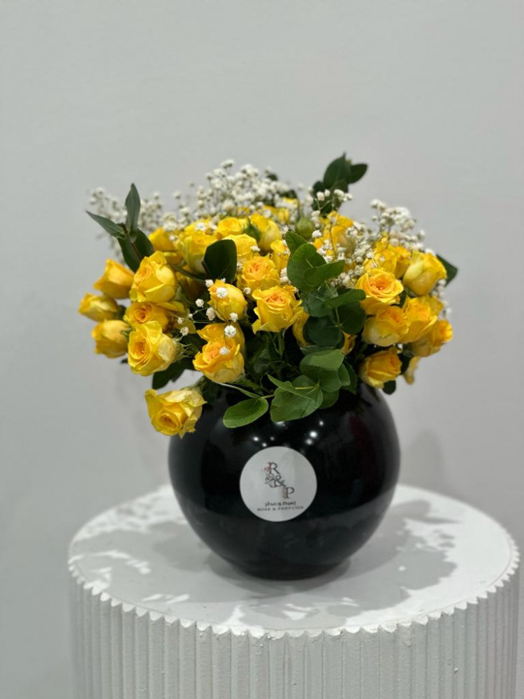 فازة فازة بيبي جوري  سوداء Black Baby Jory Vase