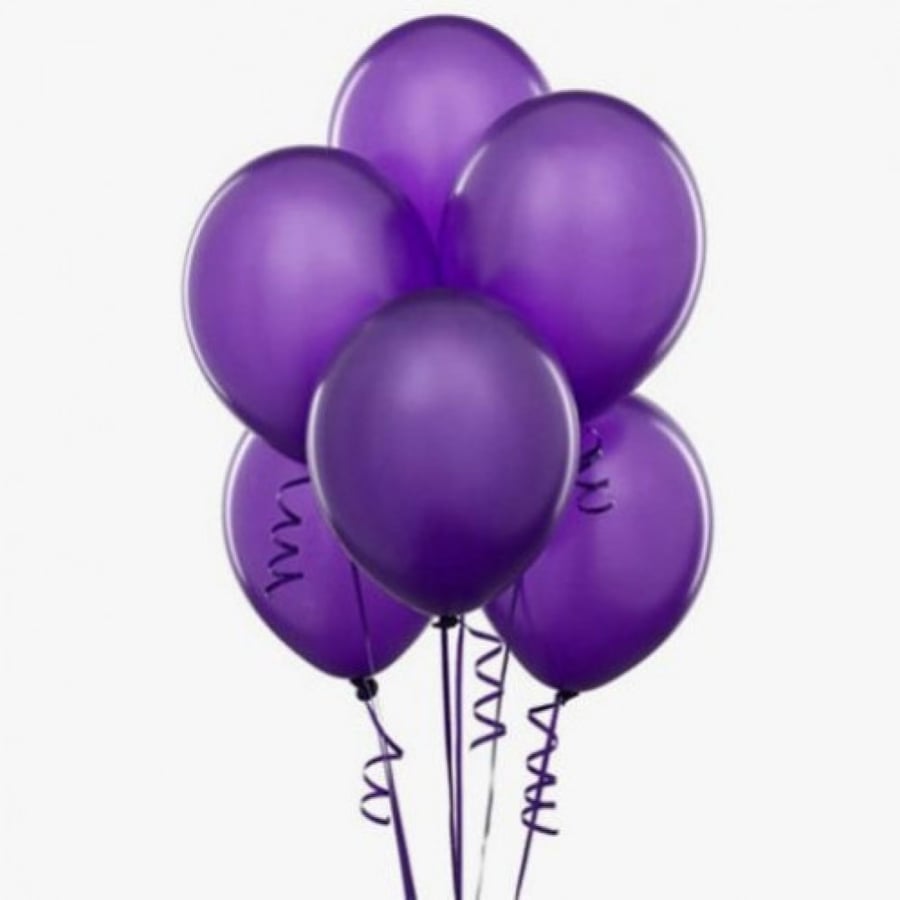 بالون ازرق 6 حبات Blue balloon 6 pieces
