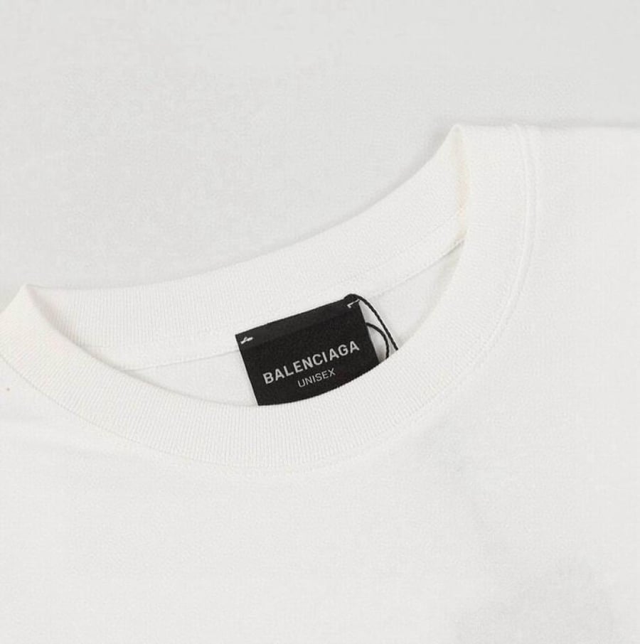 BALENCIAGA Printed cotton-jersey T-shirt