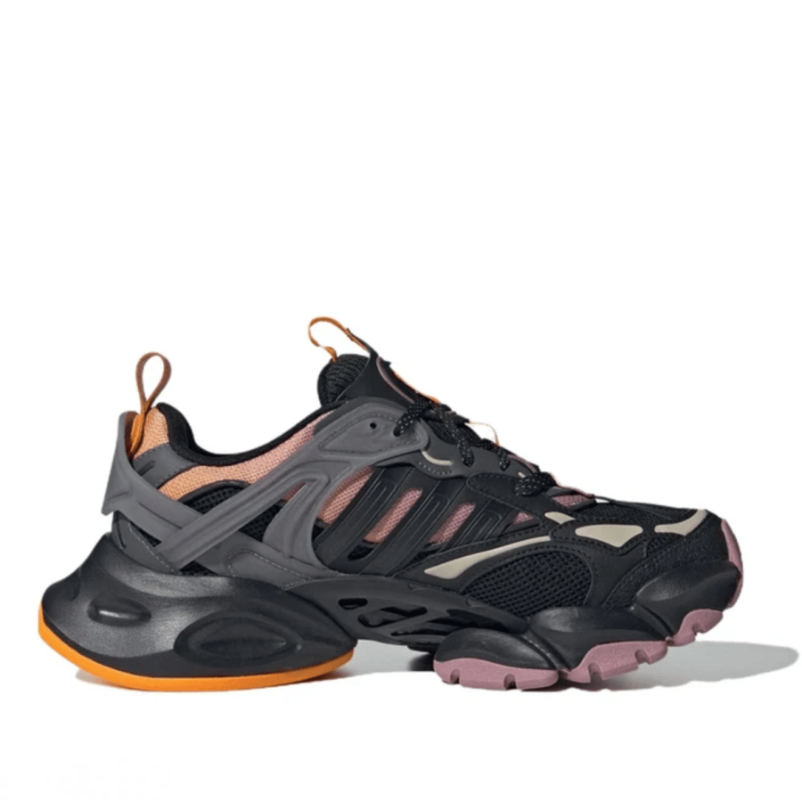 Adidas XLG Runner Deluxe Black Orange Purple Sneakers