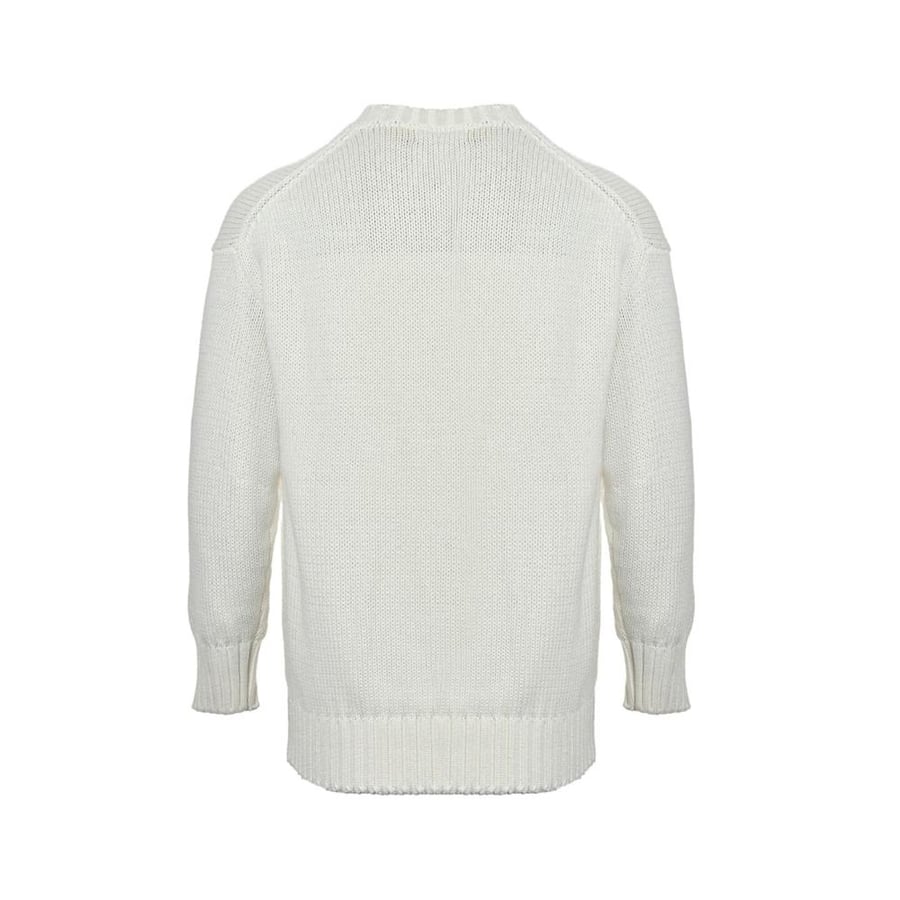 Polo Ralph Lauren Textured Knit Mock-Neck Sweater Cream White