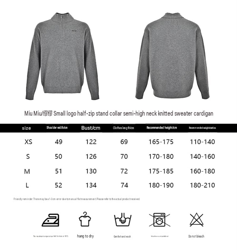 Miu Miu Long-Sleeved Cotton Jersey T-Shirt Grey
