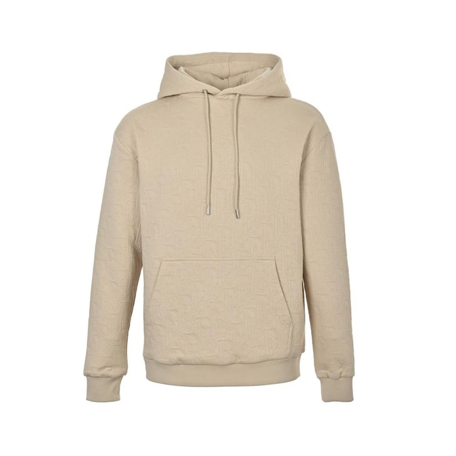 Dior CD Icon Hooded Sweatshirt Ecru