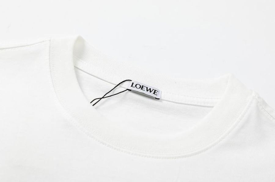 Loewe Logo Embroidered Crewneck T-Shirt