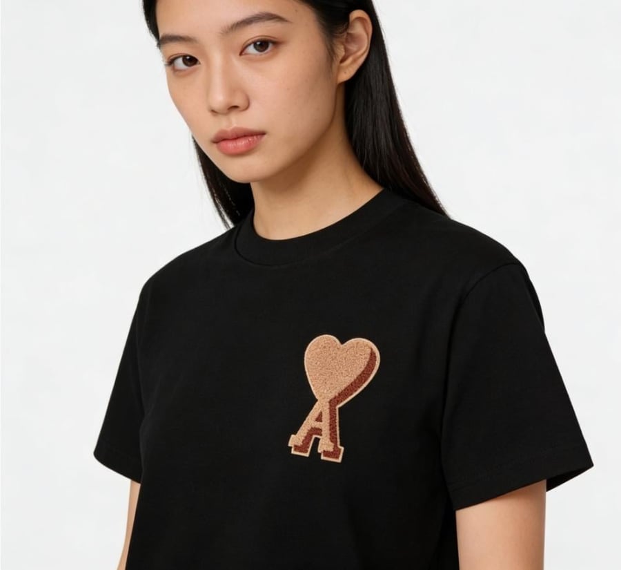 ‏AMI Paris Heart Logo T-Shirt