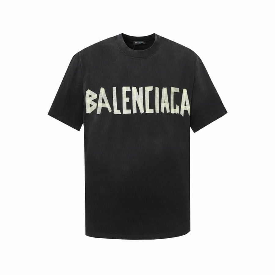 BALENCIAGA Printed cotton-jersey T-shirt