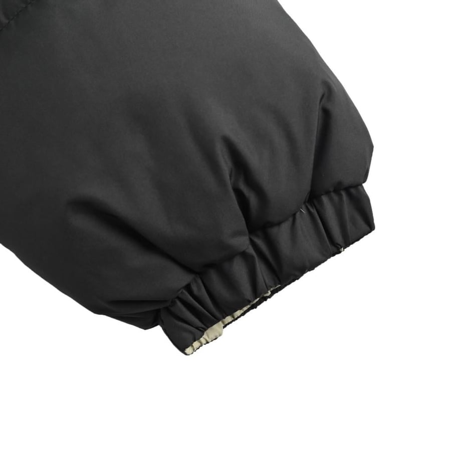 Miu Miu Reversible Technical Pongé Down Jacket Black / Beige