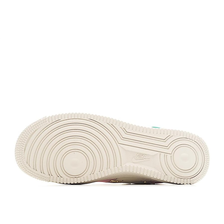 Nike Women's Air Force 1 '07 LX Pink Foam Gold Accents