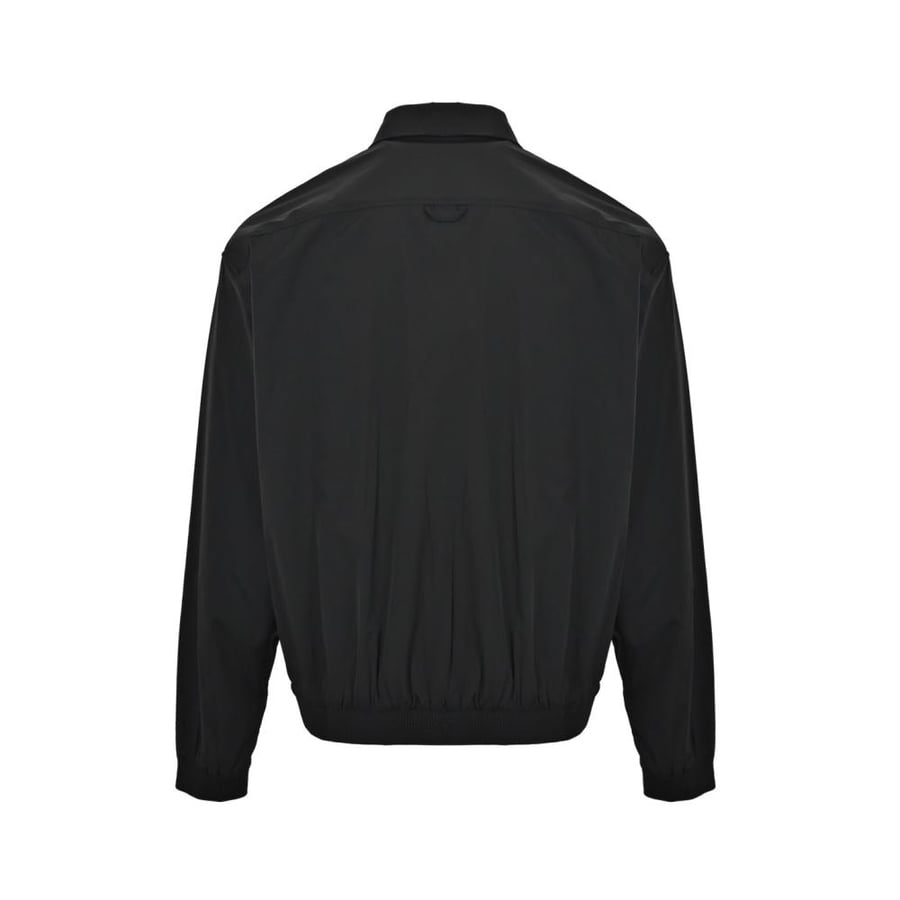 Dior Zipped Shirt with Dior Montaigne Embroidery Black
